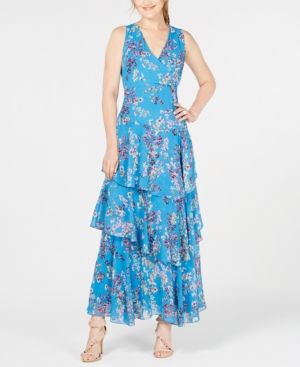 I.n.c. Asymmetrical Ruffle Maxi Dress, Created for Macy's | Macys (US)
