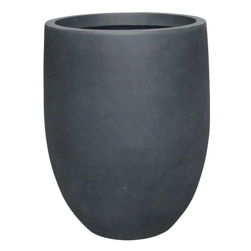 JAL 20-Inch Wide Lightweight High Concrete Outdoor Planter (Charcoal) - Walmart.com | Walmart (US)