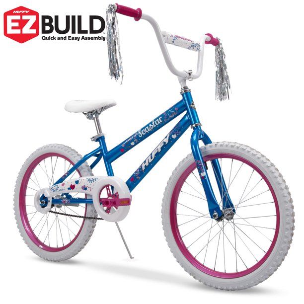 Huffy 20 Inch Sea Star Girl's Sidewalk Bike, Blue and Pink | Walmart (US)