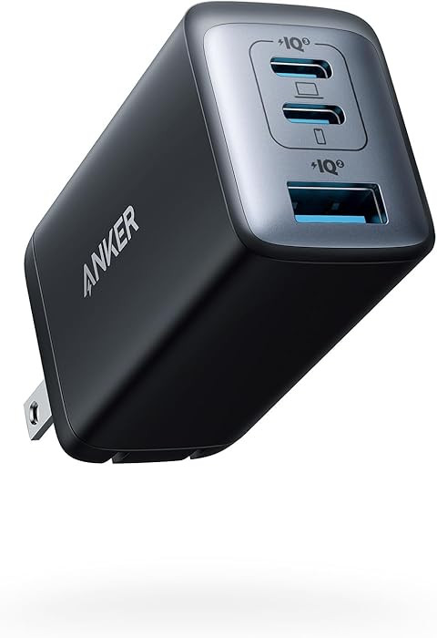Anker Phone Charger, 65W 3-Port Fast Compact Foldable USB C Charger Block, Type C Charger Fast Ch... | Amazon (US)