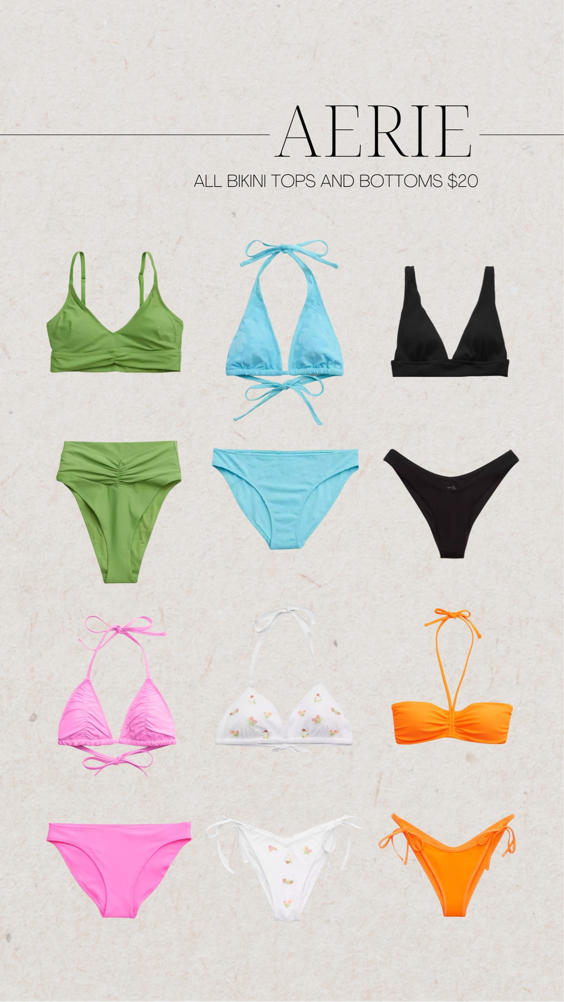 Swimwear, aerie swim sale, bikinis on sale, cute bathing suit, summer essentials, spring break bikini, spring break, spring refresh

#LTKswim #LTKsalealert #LTKFind