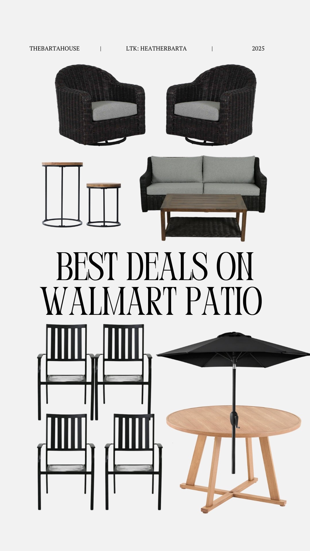 Best deals on Walmart patio! 

#LTKSeasonal #LTKSaleAlert #LTKHome