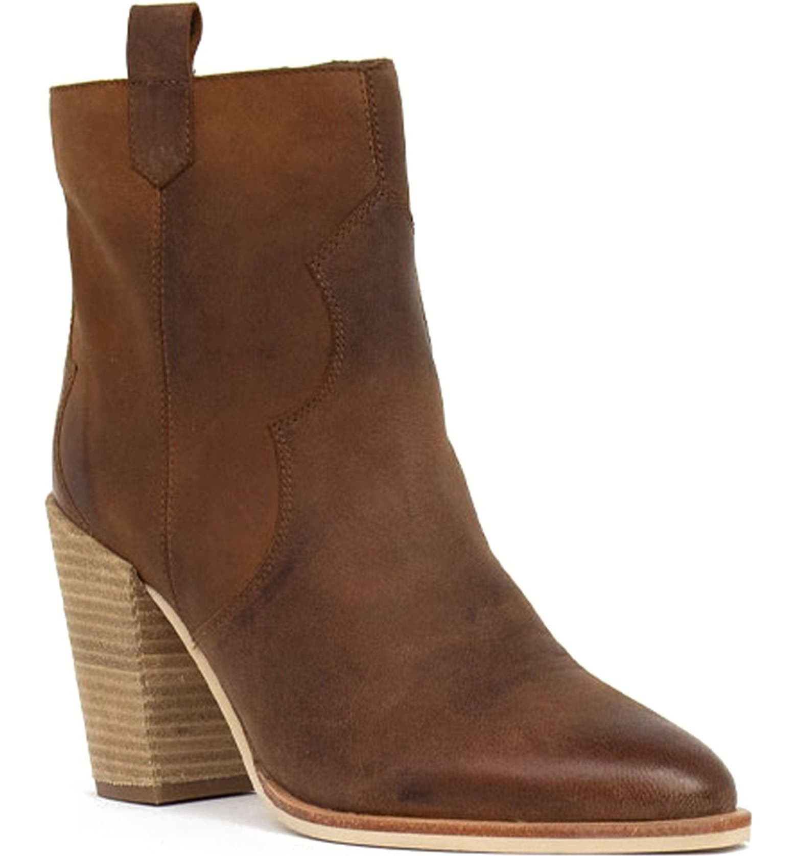 Varga Western Leather Boot | Nordstromrack | Nordstrom Rack