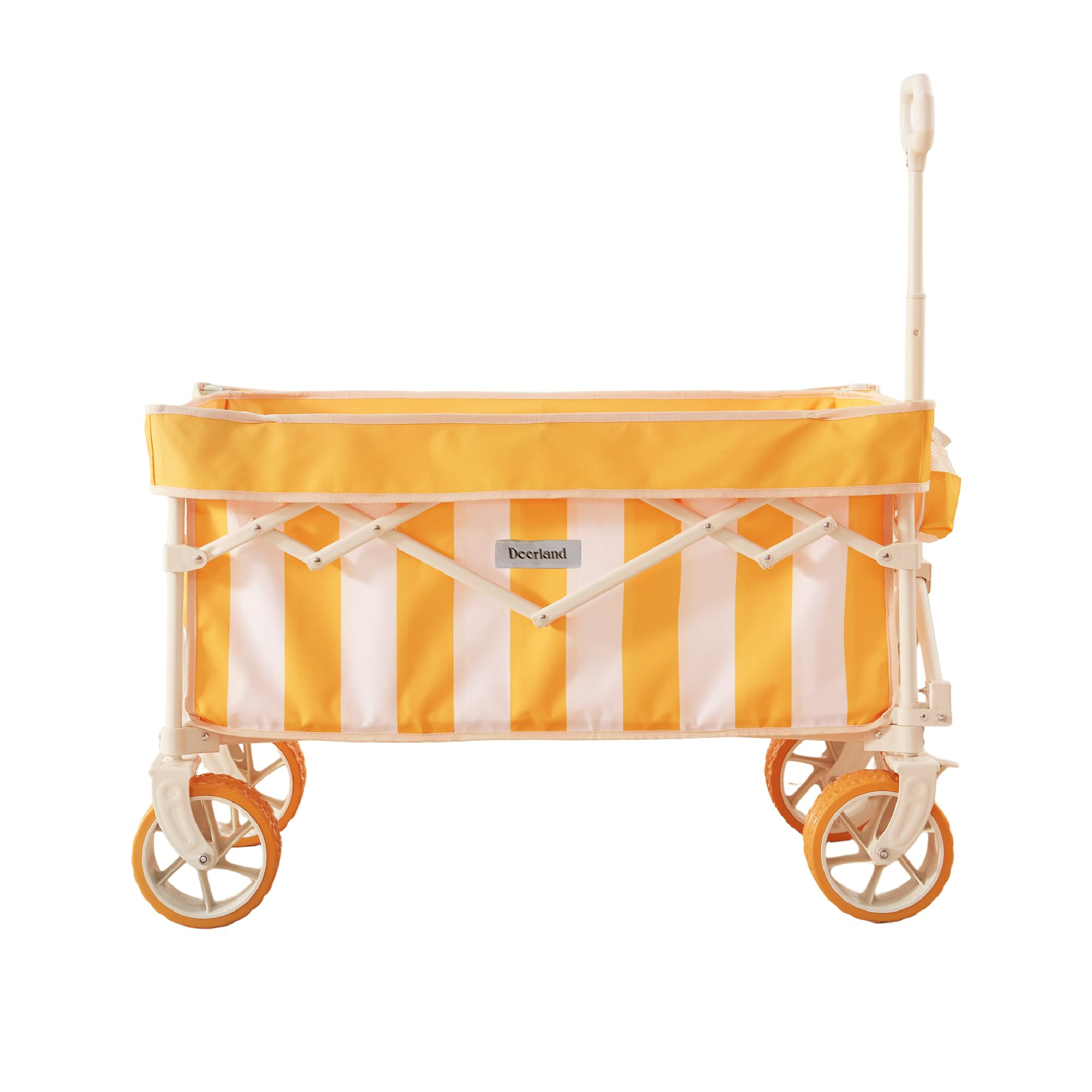 Beach Wagon for Sand with 6.7" Fat Tires, Foldable Beach Cart for Beach & Camping, Large Capacity... | Amazon (US)