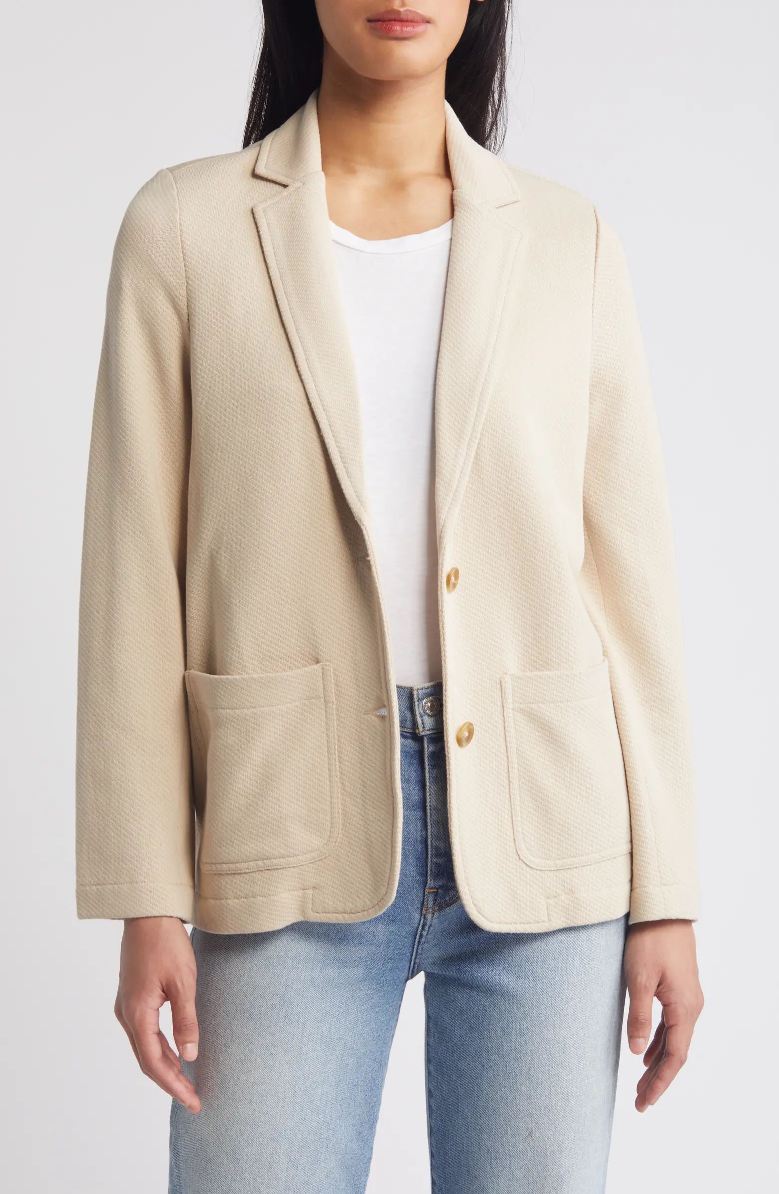 Relaxed Knit Blazer | Nordstrom