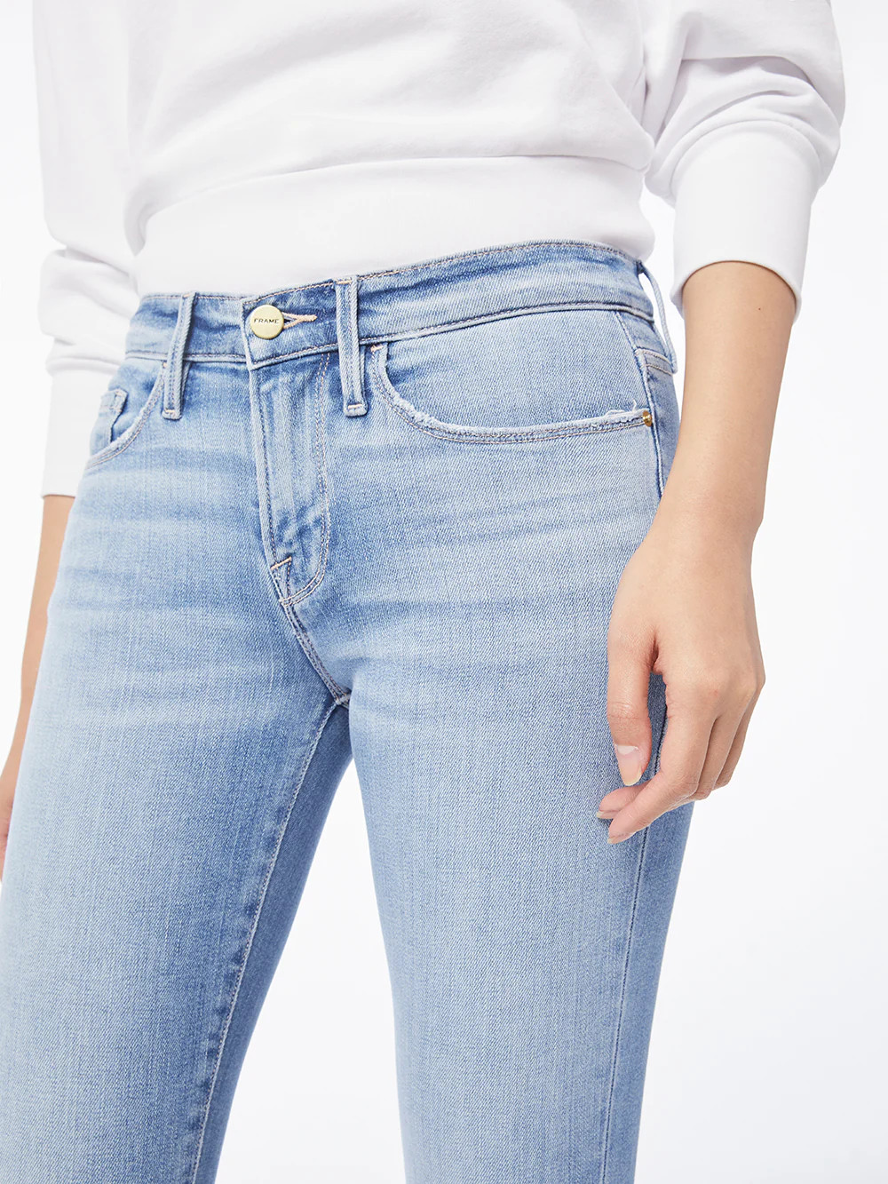 Le Skinny De Jeanne Crop -- Hidalgo | Frame Denim