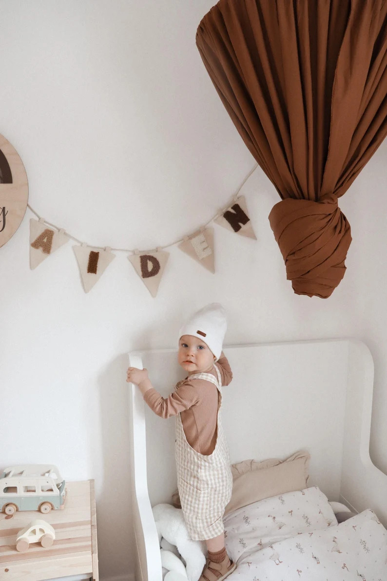 Personalised Bunting Name Banner Custom Nursery Garland - Etsy | Etsy (US)