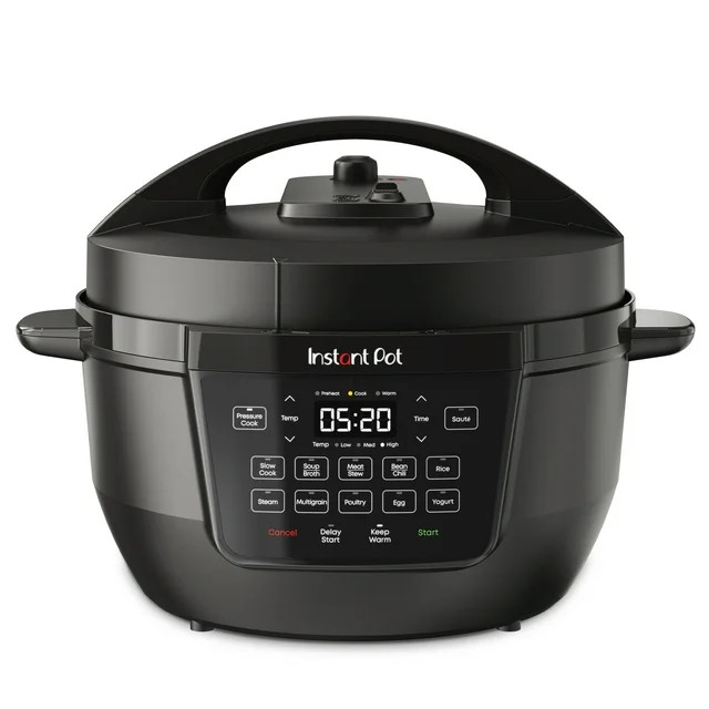 Instant Pot RIO Wide Base 7.5 Qt Large Pressure Cooker with 7-in-1 Multicooker Settings | Walmart (US)