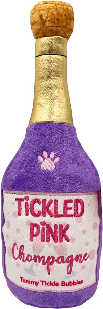 Huxley & Kent for Dogs | Tickled Pink Chompagne (Small) | Valentine's Day Funny Dog Toy | Power P... | Amazon (US)