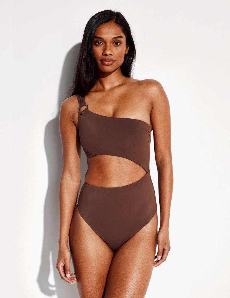 Sculpt One Shoulder One Piece Swimsuit | Knix CA