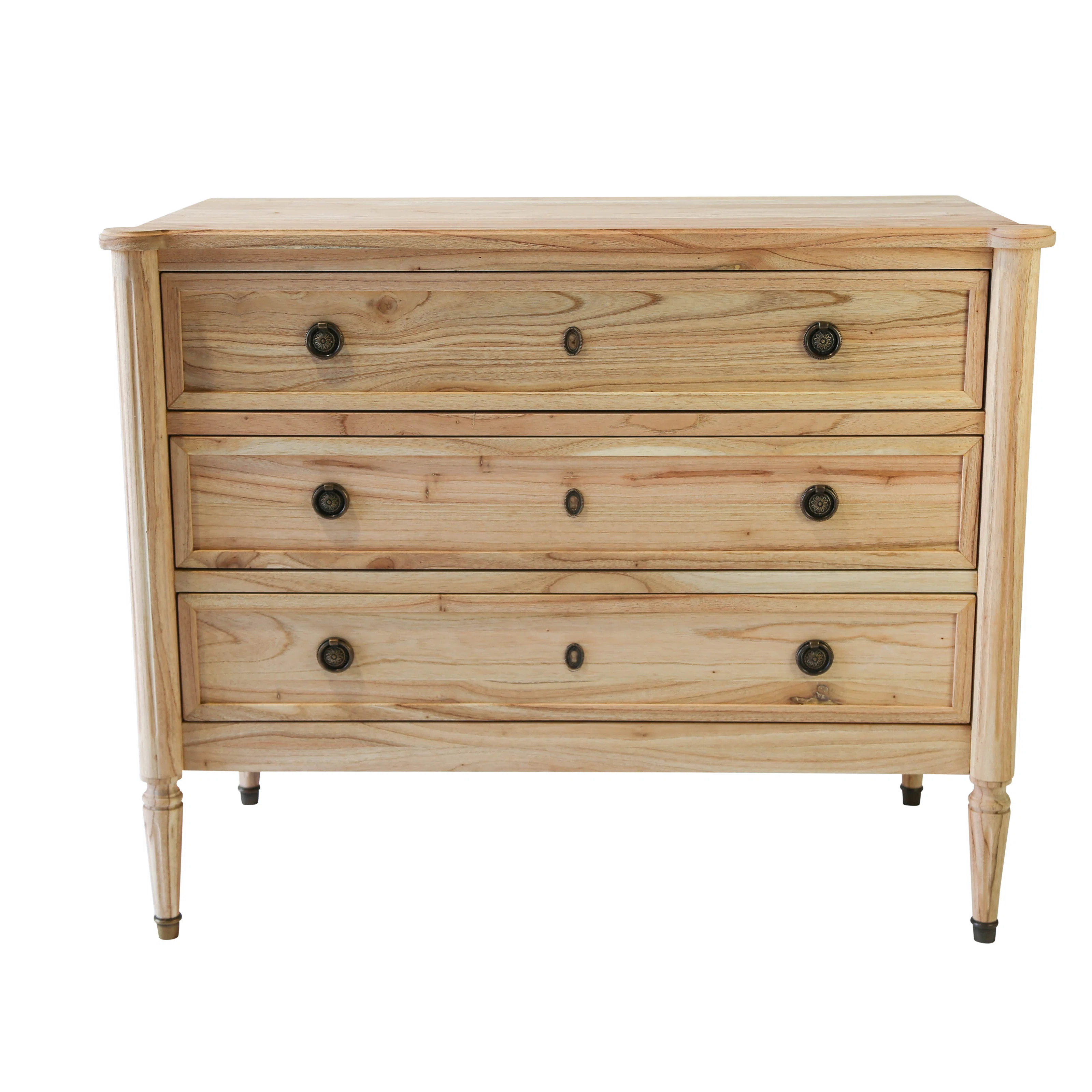 Louie XVI 3 - Drawer Solid Wood Dresser | Perigold