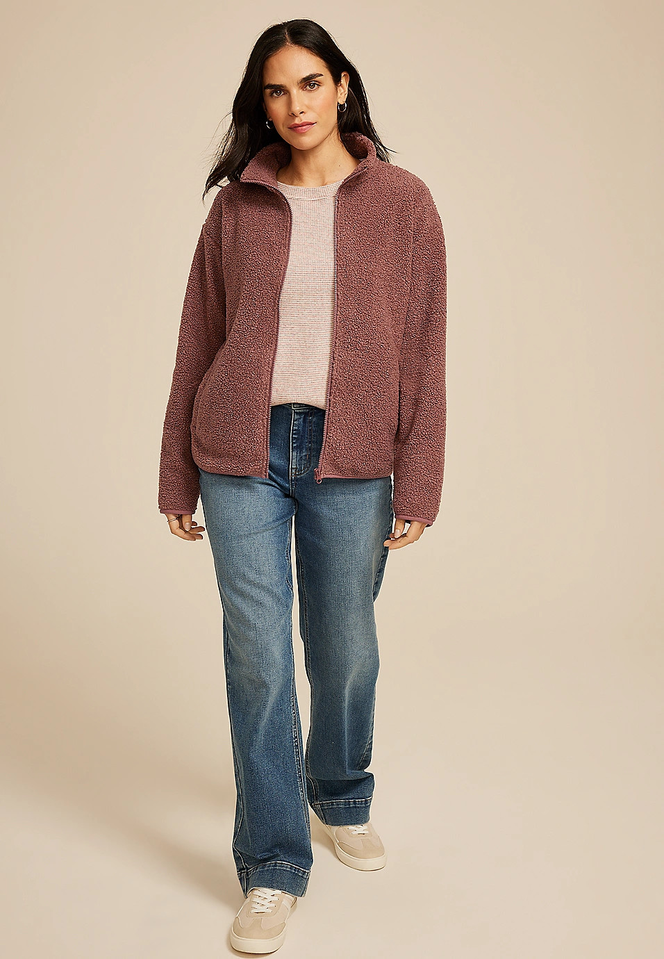 Curly Sherpa Jacket | Maurices