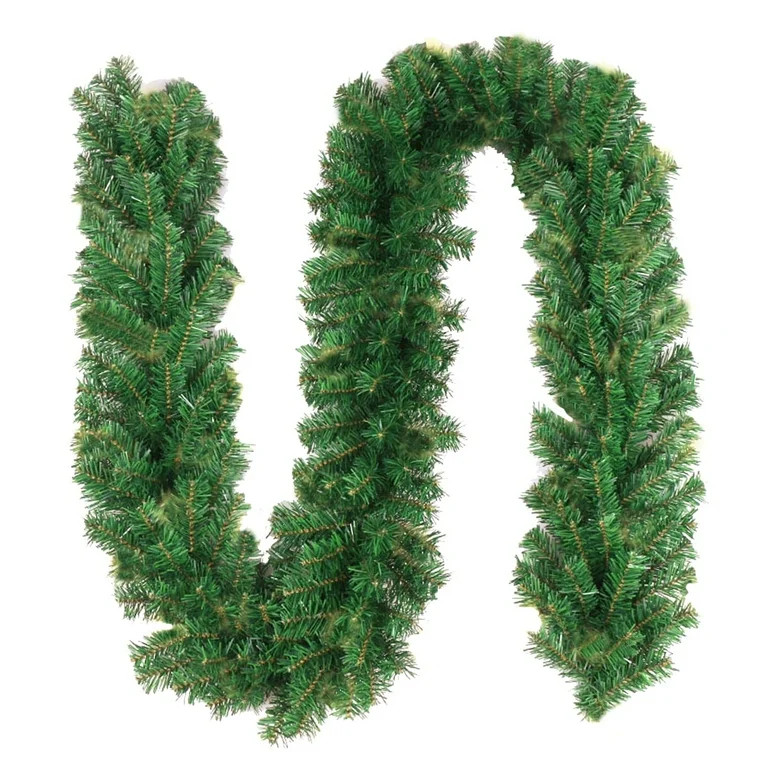 10FT Artificial Christmas Garland for Outdoor or Indoor Use, Soft Green Holiday Home Garden, Wedd... | Walmart (US)