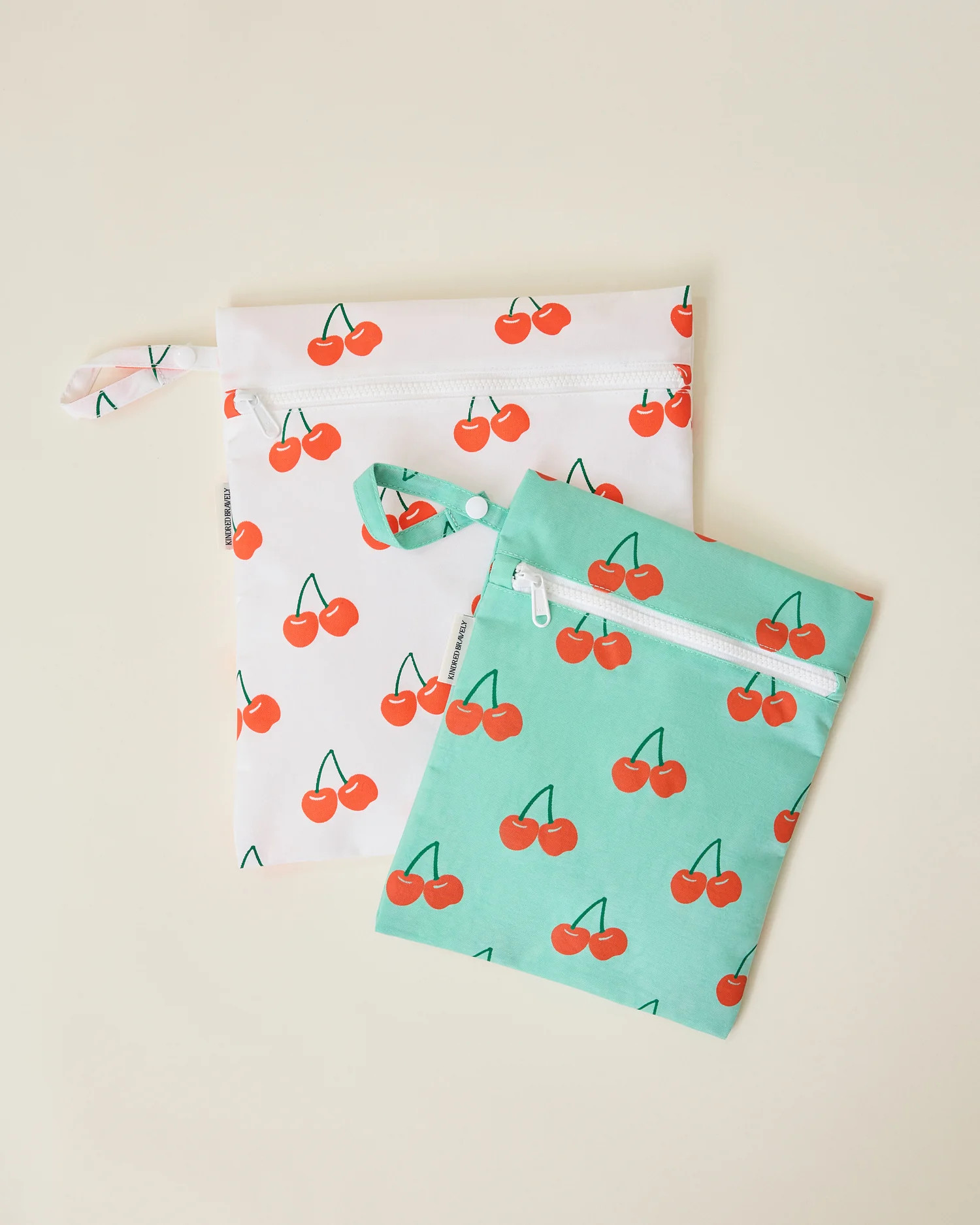 Wet/Dry Bag 2-Piece Set | Blue & Rust Stripe - Storq by Kindred Bravely | Kindred Bravely