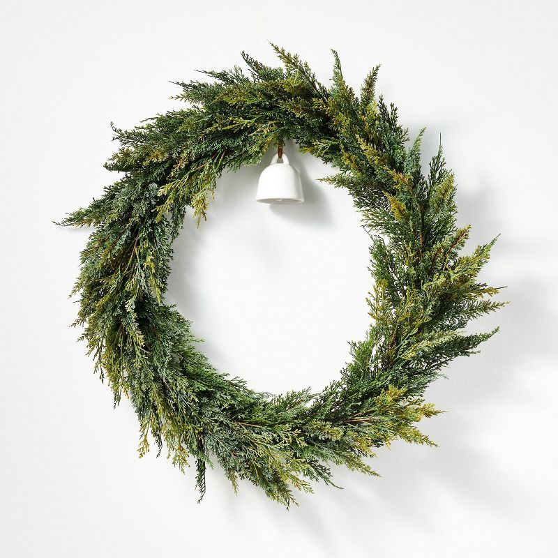Extra Large Pine with Bell Wreath - Threshold™ designed with Studio McGee | Target