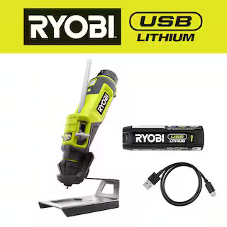 RYOBI USB Lithium Glue Pen Kit with 2.0 Ah USB Lithium Battery and Charging Cable FVH56K - The Ho... | The Home Depot