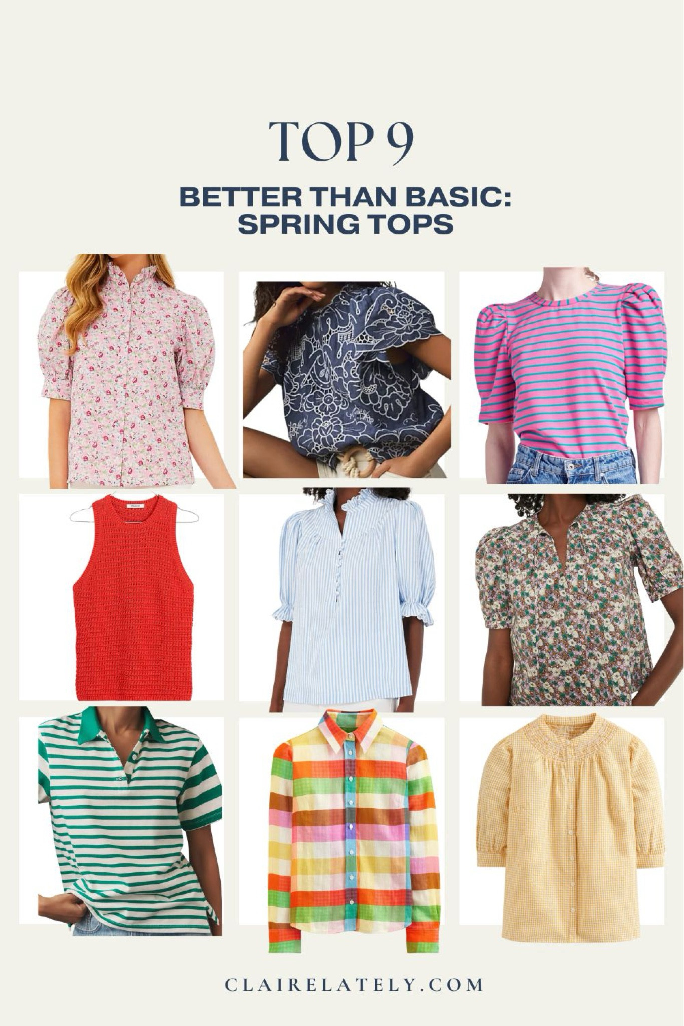 Better than basic spring tops that work just as well in the office as they do with jeans or shorts fir everyday casual outfits - see more at CLAIRELATELY.com 

#LTKworkwear #LTKxMadewell #LTKstyletip