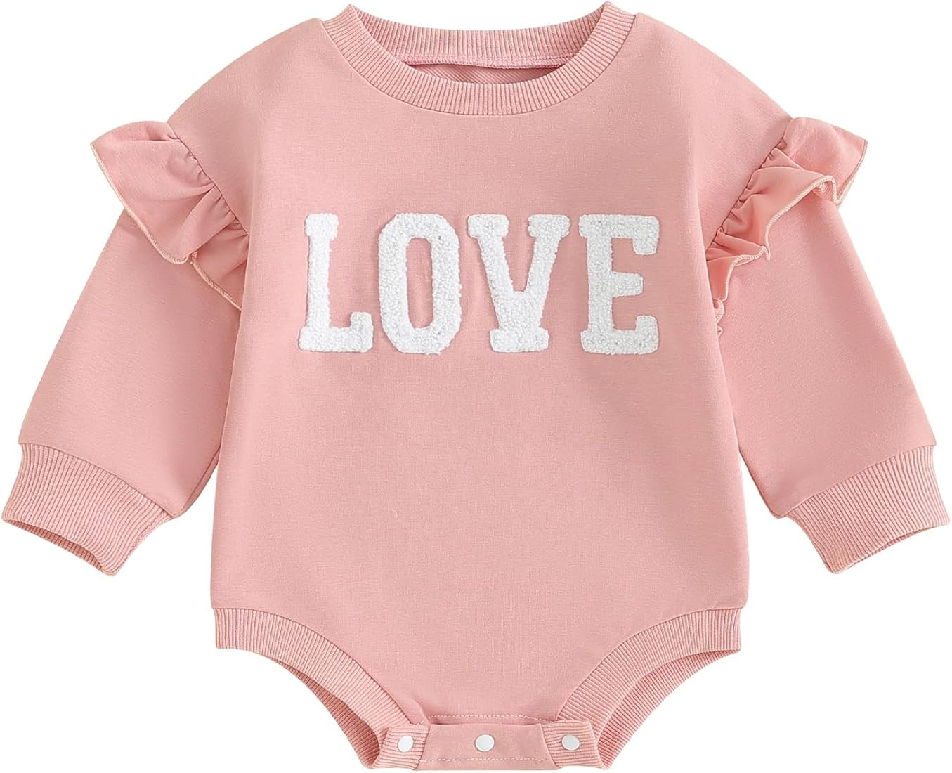 MERSARIPHY Baby Girl Boy Sweatshirt Romper Toddler Newborn Long Sleeve Bubble Oversized Bodysuit ... | Amazon (US)