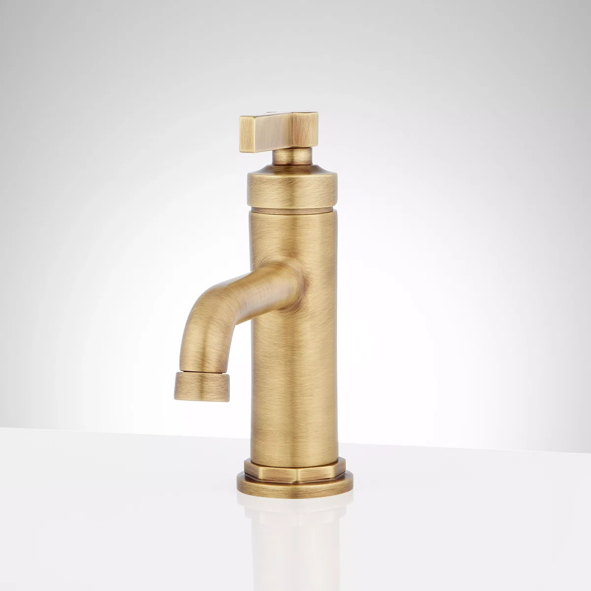Greyfield 1.2 GPM Single Hole Bathroom Faucet with Metal Lever Handle and Pop-Up Drain Assembly 4... | Wayfair North America