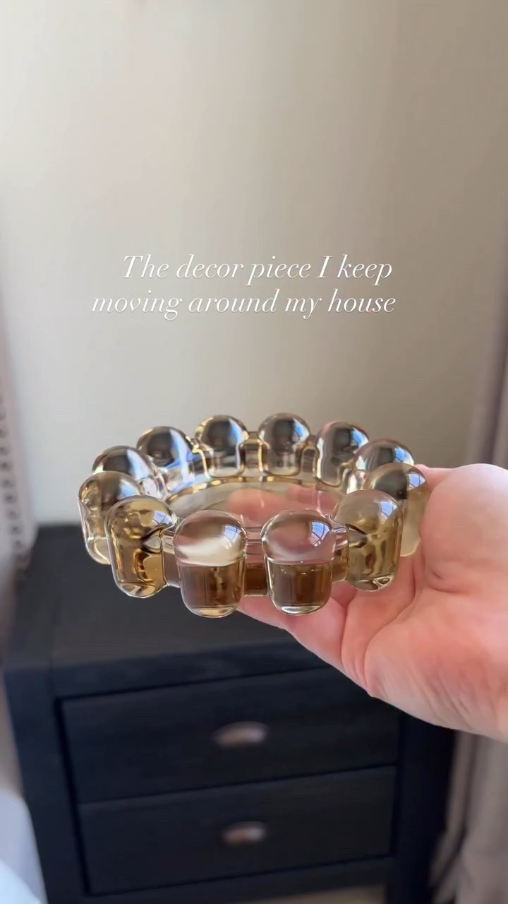 I love pieces that are simple & elegant and make everything feel more elevated—and this bubble dish does exactly that. It’s one of those finds you can style anywhere. 
Comes in multiple sizes and colors.

#LTKHome