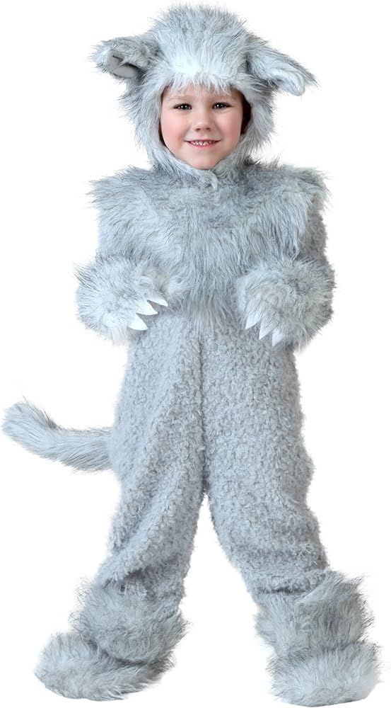 Amazon.com: Toddler Wolf Costume Faux Fur Wolf Onesie Outfit 4T : Clothing, Shoes & Jewelry | Amazon (US)