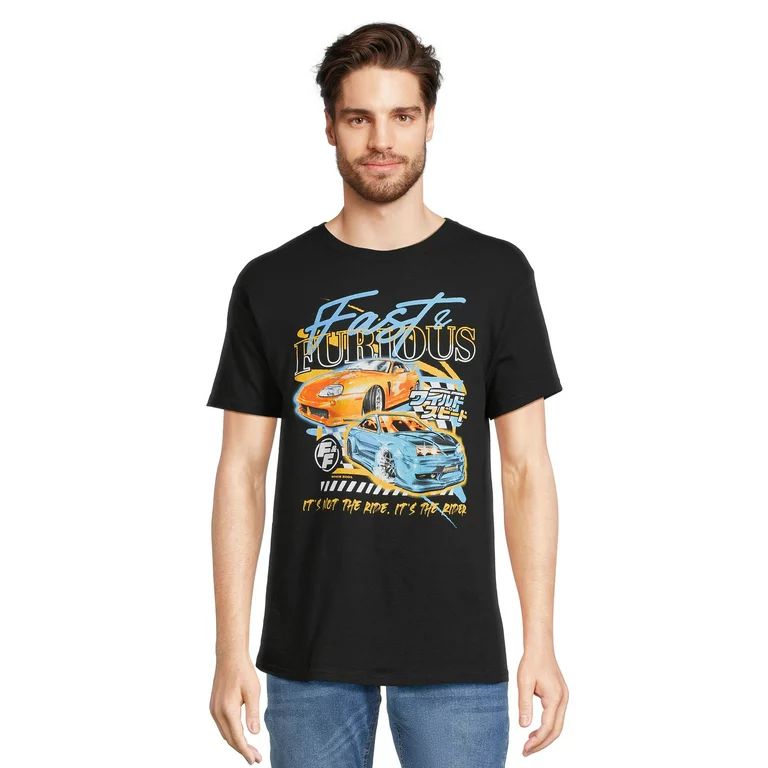 Fast & Furious Men's and Big Men's Graphic Tshirts, Sizes S - 3XL - Walmart.com | Walmart (US)