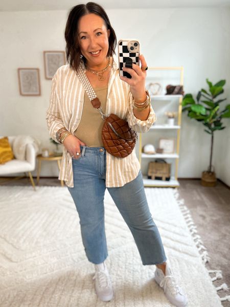 Target linen button down styles with light wash jeans and high top converse sneakers. 

Large button down. XXL tank. Size 16 short jeans.  Shoes run tts  

#LTKfindsunder50 #LTKmidsize #LTKSeasonal