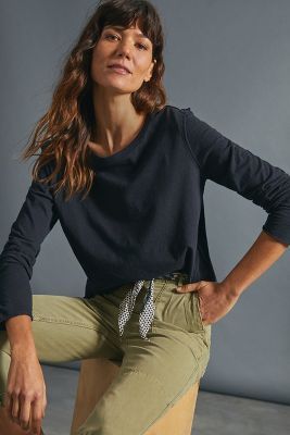 Petula Cropped Tee | Anthropologie (US)