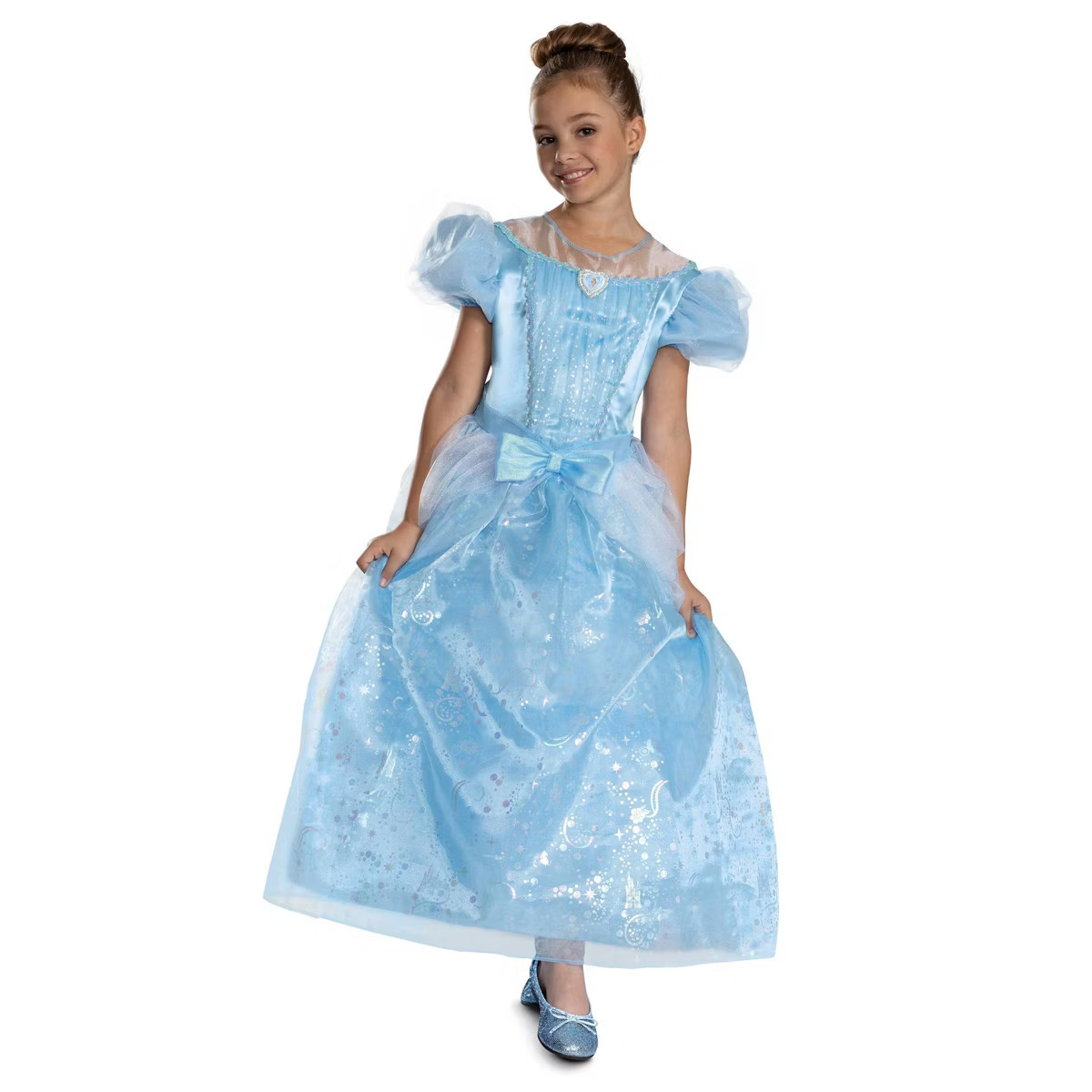 Disney Kids' Cinderella Deluxe Costume Dress Light Blue 3T-4T | Target