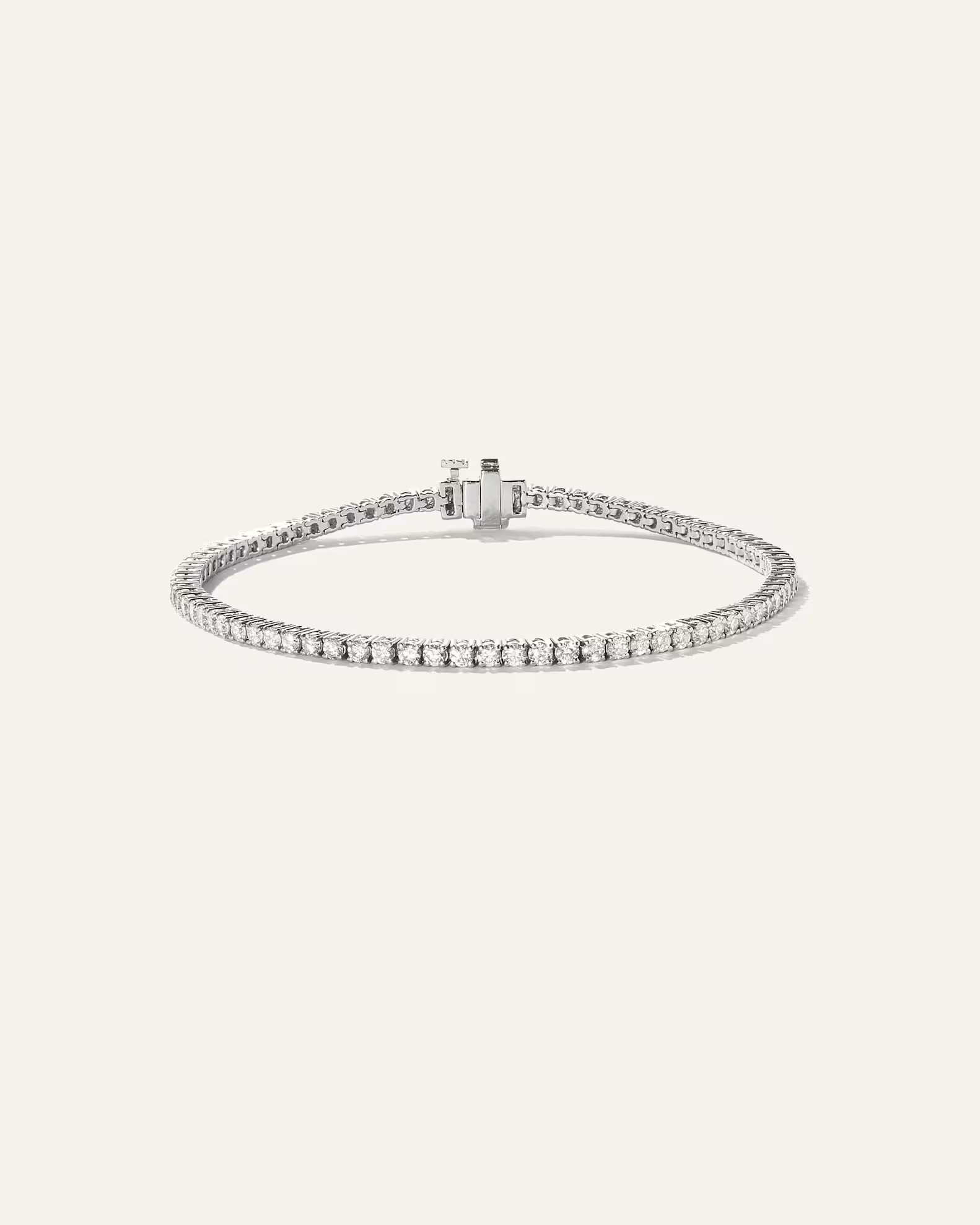 14K Gold Lab Grown Diamond Tennis Bracelet in White Gold | Quince