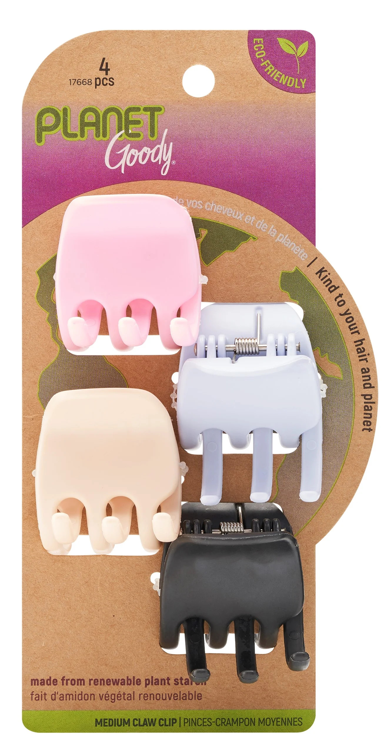 Goody Sustainable Medium 4ct Neutral Clips | Walmart (US)