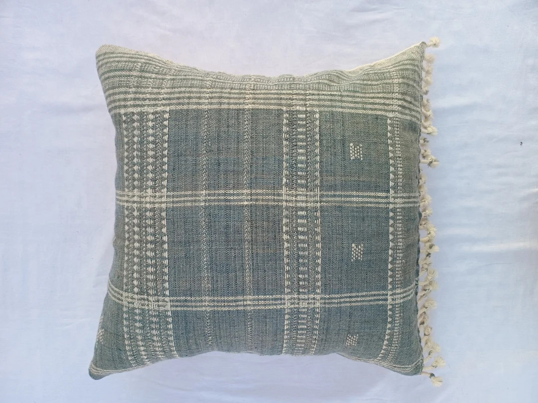 Indian Bhujodi 22x22 inches  Pillow Cover | Hand Loom Pillow | Modern Pillow |Wool Cushion Cover | Etsy (US)