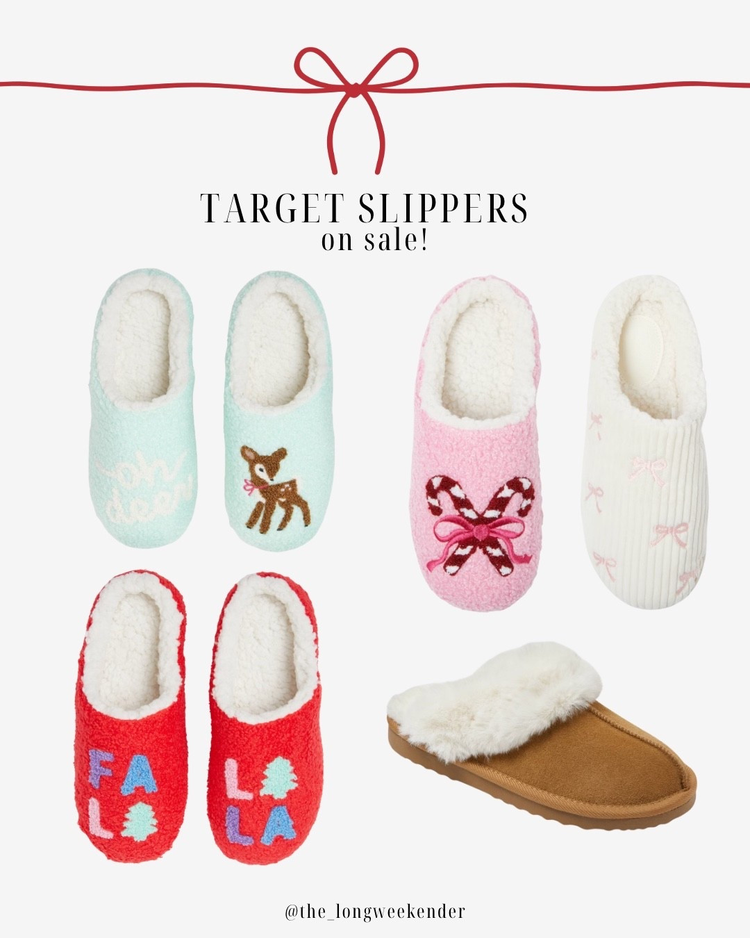 Target Holiday Slippers on sale! They make great gift ideas! Some are on sale for $15! 

#LTKHoliday #LTKGiftGuide #LTKSaleAlert