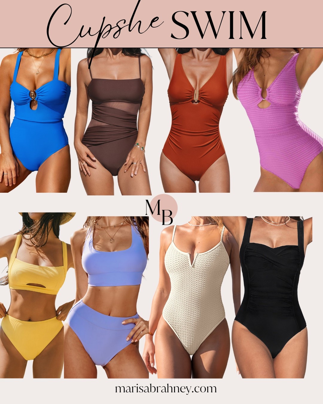 Always love Cupshe suits and this year there are so many GOOD options! Here are my picks #cupshe #cupsheswim #womensswim #swimsuitsover40
