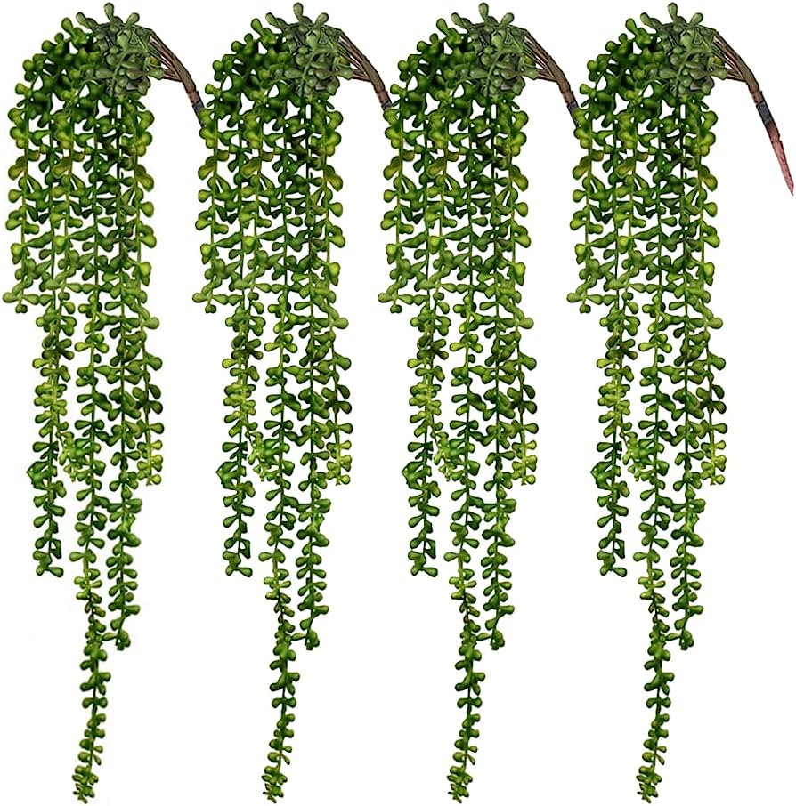 CEWOR 4pcs Artificial Succulents Hanging Plants Amazon Home Decor Finds Amazon Favorites | Amazon (US)