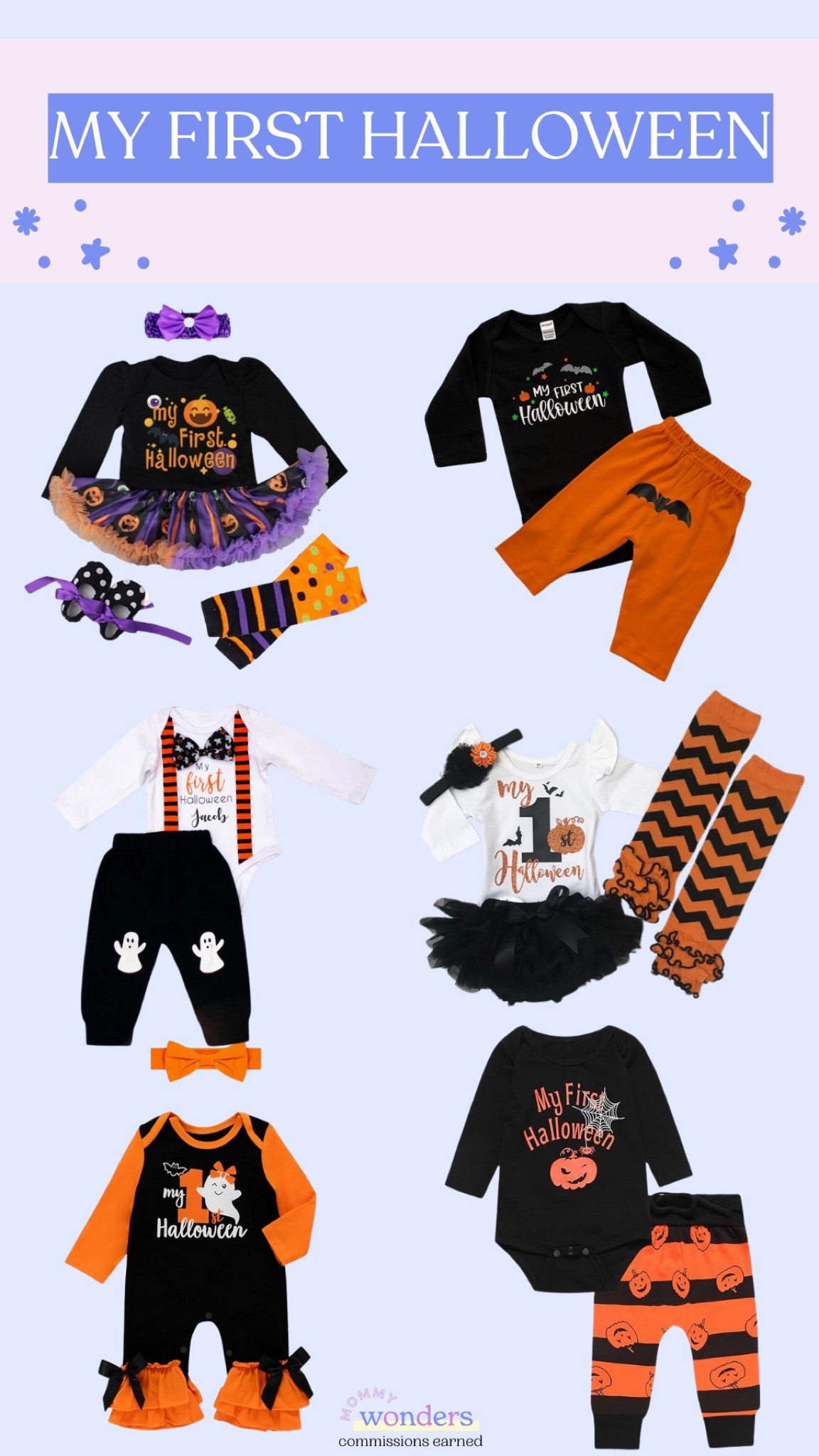 These My First Halloween outfits are super cute! 

#LTKSeasonal #LTKBaby #LTKFindsUnder50