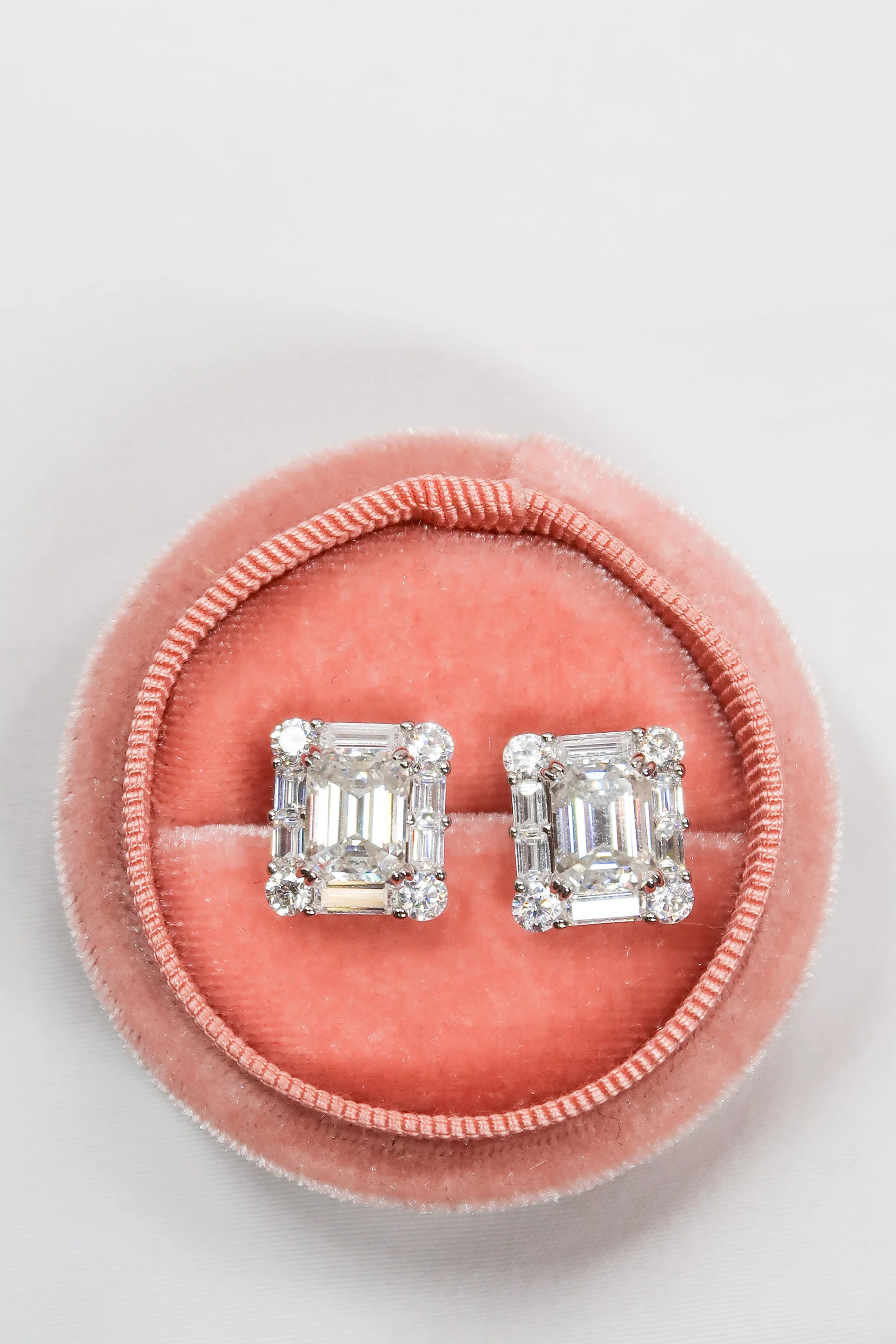 The Coronation 6 Carat .925 Sterling Silver Moissanite Studs | KC Chic Designs
