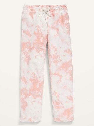 Printed Micro Fleece Straight Pajama Pants for Girls | Old Navy (US)