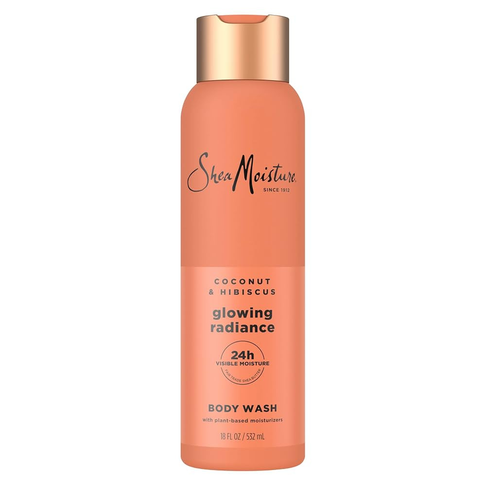 SheaMoisture Coconut Hibiscus Body Wash Glowing Radiance Glowing Radiance body wash for 24H Visib... | Amazon (US)