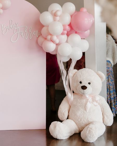 I got the bear from Amazon for my balloon wall display at my baby shower! It turned out so cute! 

#LTKparties #LTKwedding #LTKbaby