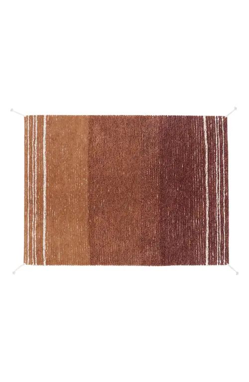 Lorena Canals Reversible Washable Recycled Cotton Blend Rug in Toffee/Natural Light Honey at Nordstr | Nordstrom