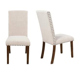 Beige Linen Dining Chairs (Set of 2) HYM-HD04281212 | The Home Depot
