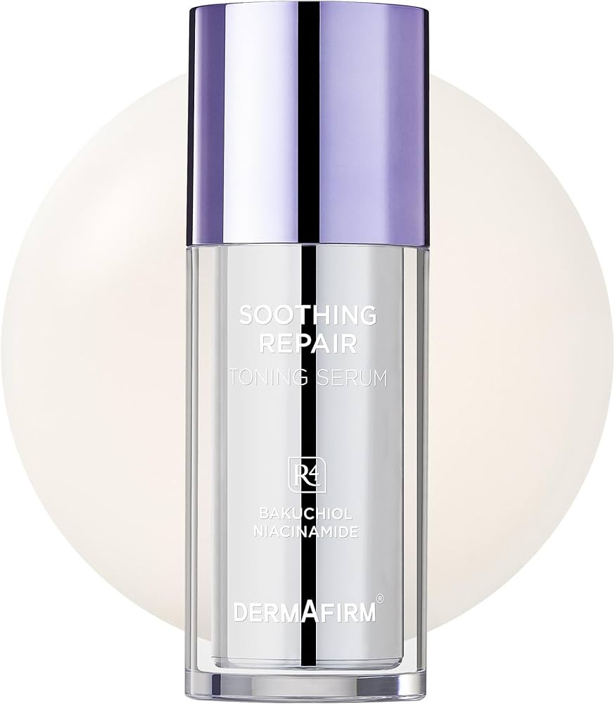 DERMAFIRM Soothing Repair Toning Serum R4 | Korean Bakuchiol Retinol Face Serum for Wrinkles w/Ni... | Amazon (US)