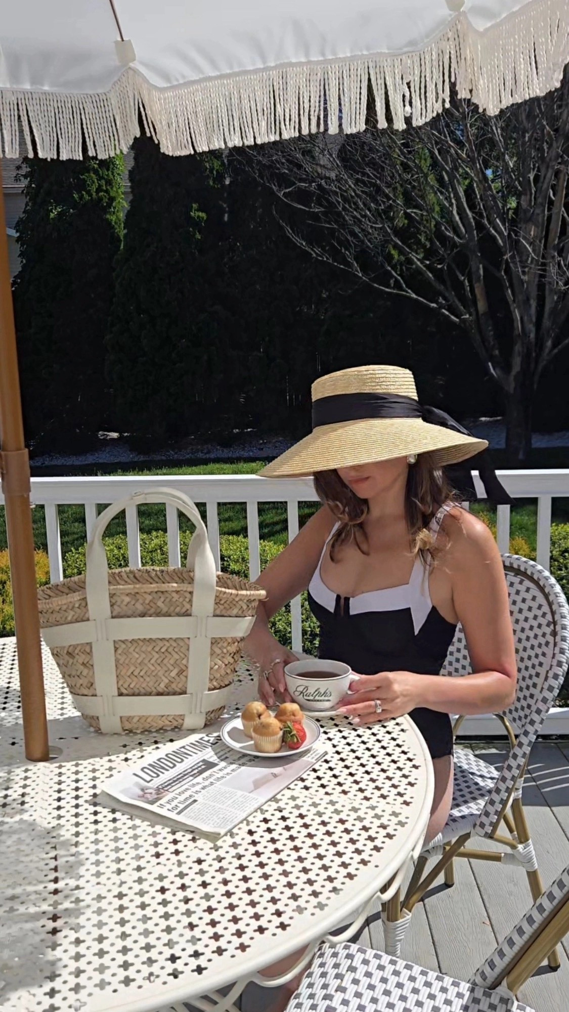 I love a classic black and white swimsuit. Mine is from Cupshe I also linked another designer one I love that’s on sale at TJ Maxx. Straw hat, woven too, from a beach, pool, spring, resort.

#LTKSeasonal #LTKSaleAlert #LTKSwim