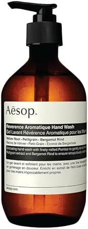 Aesop Reverence Aromatique Hand Wash | Woody, Earthy, Smoky | Gentle Exfoliating Cleanser For Ren... | Amazon (US)