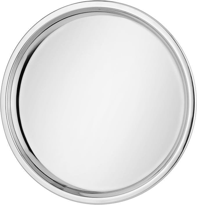 Ahimsa Stainless Steel Kids Plates, 9" Polished Non Divided Stainless Steel Plates, Pediatrician ... | Amazon (US)