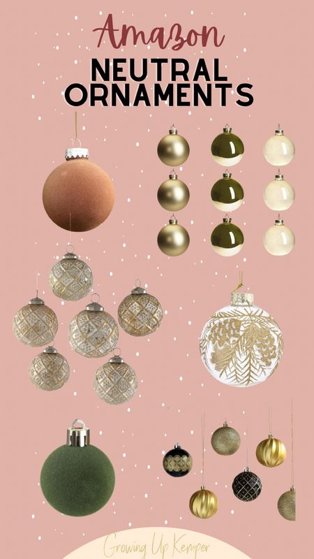 Pretty ornaments to add a beautiful, soft touch to your holiday tree this season 🌲✨

#LTKhome #LTKHoliday
