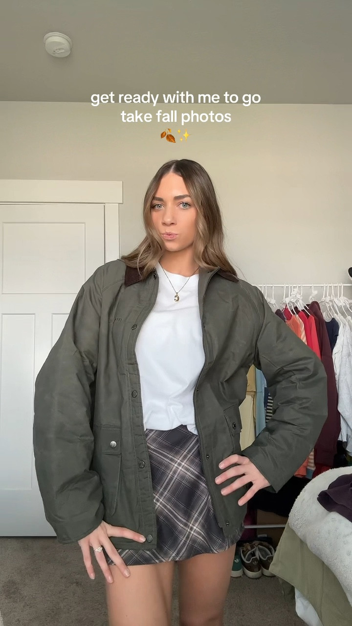 fall outfit inspo!!
skirt- size XS
white tee- small 
jacket- medium 

#LTKSeasonal #LTKHalloween #LTKU