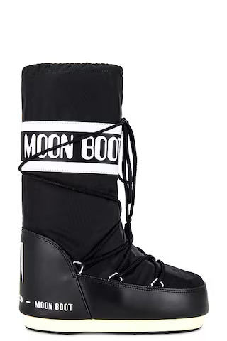 MOON BOOT Nylon Boot in Black from Revolve.com | Revolve Clothing (Global)