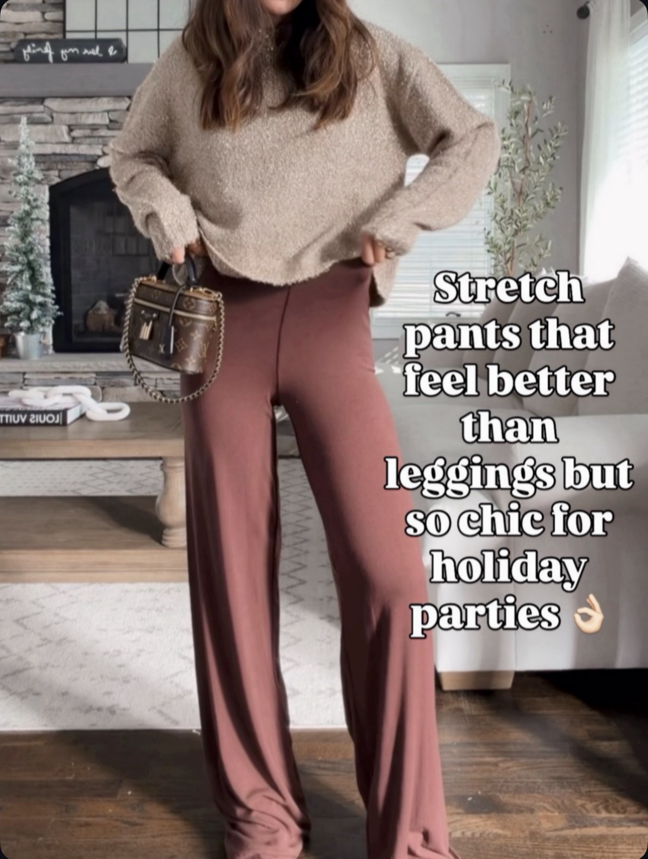 Stretch pants that feel better than leggings but look chic enough for holiday parties 👌🏼 🔗⬇️

#LTKOver40 #LTKHoliday #LTKSeasonal